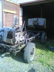 Установка кузова на раму