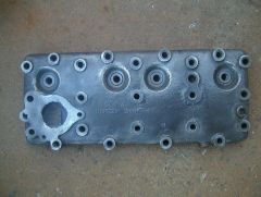 Реставрированное место установки корпуса термостата. Осталось поправить отверстие под шпильку.JPG