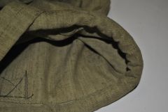 в основание и горловину вшита верёвка,10-15 мм (сечение)