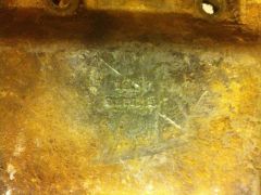 Штамп на крышке КПП