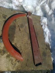 Крыло новое + подножка