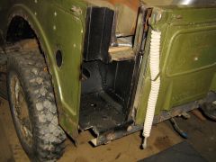 Замена старого угла.