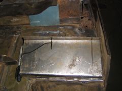 шаблон и заготовка поперечины