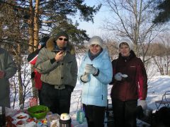 Встреча на природе с семьями, в Москве 17.02.2013