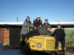 16.02.2013. Своим уже ходом в другой гараж.