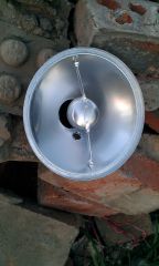 Левая фара после нанесения покрытия