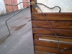 Топливные трубки от основного и доп. бака на трёхходовой кран. Стальные. Покрыты оловом. Состояние отличное. После окраски будут использоваться для сборки.