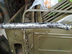 Удлинитель заливной горловины основного бака. Покрыт оловом. Ржи нет.