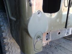 Выштамповка под световозвращатель