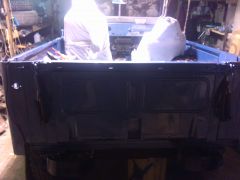 в процессе покраски