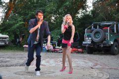 выступление в лагере на берегу  творческих коллективов города11