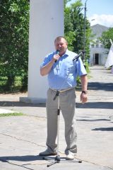 Глава района приветствует участников слёта