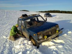 По насту гоняемся