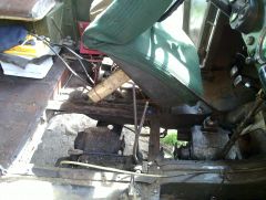 Раздатка на погнутой балке