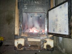 Форсунки вторичного воздуха и окна 1 камеры