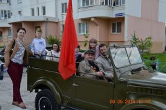 Самый главный пассажир. Дед. Войну закончил в Праге. Немного покатались с ним. Технику заценил.