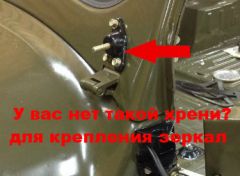 кронштейн зеркал