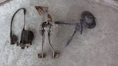 зеркало наружнее 56 ГАЗон, педальный узел УАЗ, главный тормозной