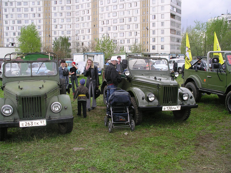 Москва, Ретромотор 9 мая 2005 года