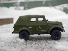 Модель автомобиля ГАЗ-69А 1:43