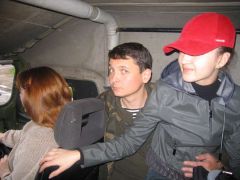 в пути, на улице дождь :(((