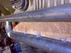 Вставыш между нижним отводом и верхней трубой