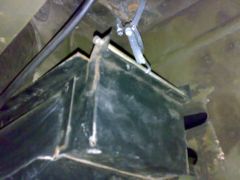 Правое крепление из хомутов