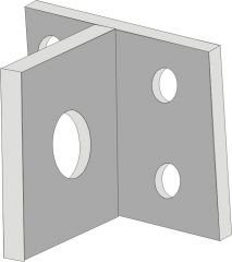 Эскиз буксирной проушины