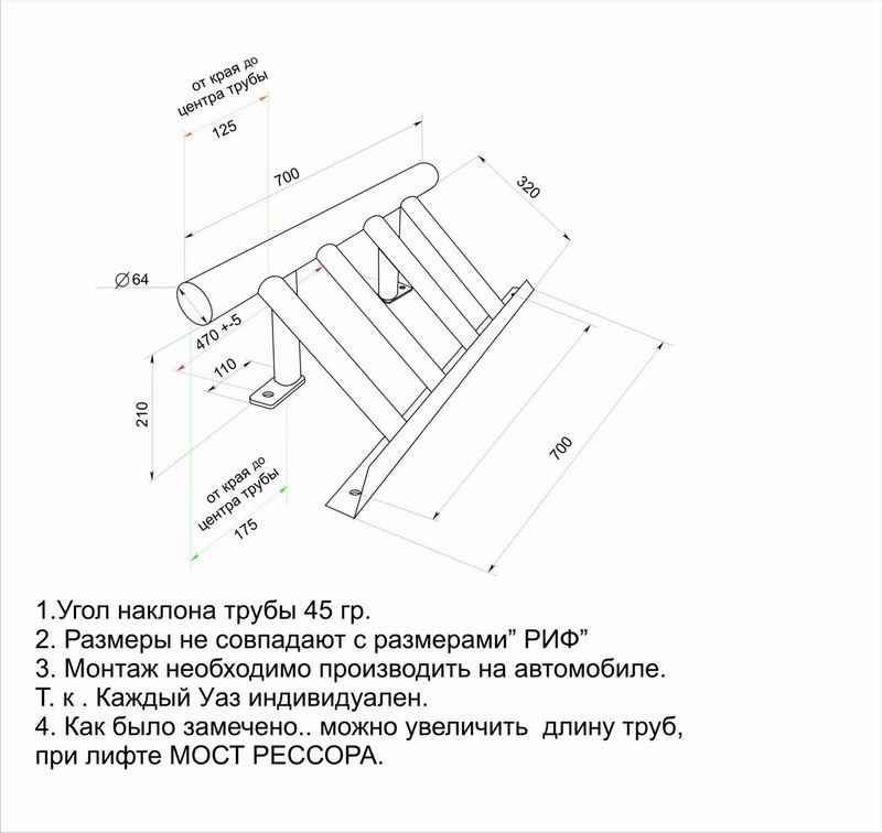 Чертеж бампер на уаз 469 своими руками чертежи Чертеж бампер на уаз 469 своими руками чертежи