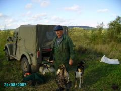 С другом на открытии охоты