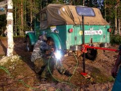 Ремонт моста в полевых условиях