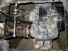 Перенос рычагов раздатки