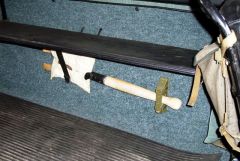 Крепление лопаты