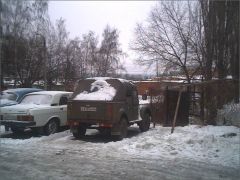 примерка задних фанарей от бортовой ГАЗели