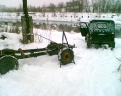 раму на жесткой потащу