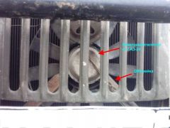 крепление вентилятора