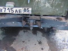 Заднее крепление лебедки