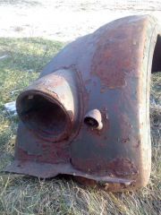 Крыло левое(из пары)вид спереди