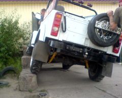 Заехал без усилий.