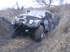 лебедка на площадке бампера, без резки решетки. Если размотать трос ,то можно вставить кривой ст.