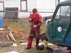 Все,что осталось от первой машины...