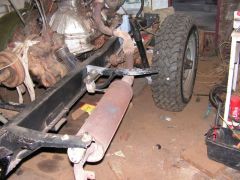 Глушитель вид сзади