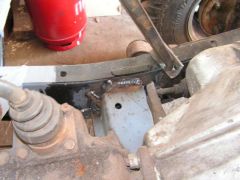 Заново привареная поперечина.