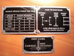 чешские таблички