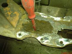 полость забитая грязью