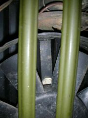 Вентилятор (Волга) крепится к диффузору с помощью трех привареных лапок