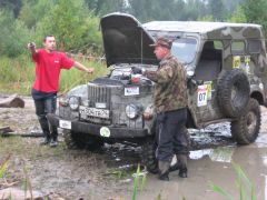 перед заплывом на точку