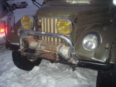 вариант установки лебёдки