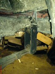 Длиная серьга с перепрессованными родными пальцами