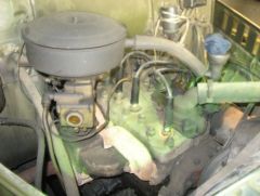 Вид на двигатель